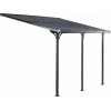 Pergola Gardiun Elliot - 15 M² 495x300x225/270 Cm Aluminium Et Polycarbonate