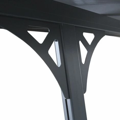 Pergola Gardiun Elliot - 15 M² 495x300x225/270 Cm Aluminium Et Polycarbonate 4 Pergola Gardiun Elliot - 15 M² 495x300x225/270 Cm Aluminium Et Polycarbonate - Image 2