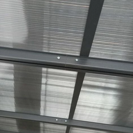Pergola Gardiun Elliot - 15 M² 495x300x225/270 Cm Aluminium Et Polycarbonate 7 Pergola Gardiun Elliot - 15 M² 495x300x225/270 Cm Aluminium Et Polycarbonate - Image 5