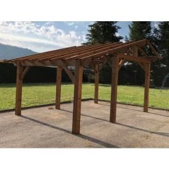 WMU Abri De Jardin En Bois - Autoportant |12,65m² - 2.8 X 4.5 - 2 Pans -Tente de réception Soldes 16756064 5