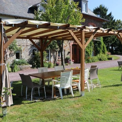 WMU Pergola Bois |15m² - 3 X 5| Autoportée - Origine FR - Pergola Avec La Visserie Acier Zingué 3 WMU Pergola Bois |15m² - 3 X 5| Autoportée - Origine FR - Pergola Avec La Visserie Acier Zingué