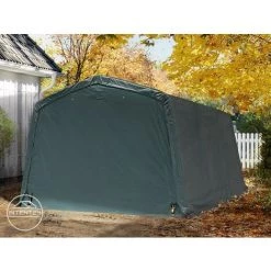 INTENT24.FR Abri/Tente Garage PREMIUM 3,3 X 4,8 M Pour Voiture Et Bateau - Toile PVC Env. 500g/m² Imperméable Vert Fonce - Vert 8 INTENT24.FR Abri/Tente Garage PREMIUM 3,3 X 4,8 M Pour Voiture Et Bateau - Toile PVC Env. 500g/m² Imperméable Vert Fonce - Vert -Tente de réception Soldes 16949997 2