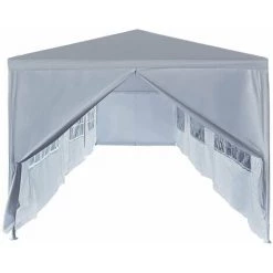 HABITAT ET JARDIN Tente De Réception "Carolina 9" - 24.39 M² - 3 X 9 M - Blanc - Blanc. 9 HABITAT ET JARDIN Tente De Réception "Carolina 9" - 24.39 M² - 3 X 9 M - Blanc - Blanc. -Tente de réception Soldes 17779551 4