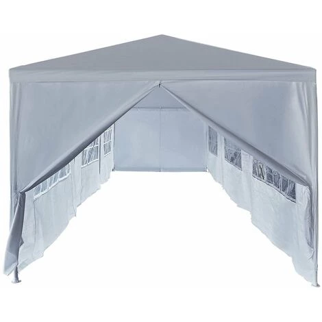 HABITAT ET JARDIN Tente De Réception "Carolina 9" - 24.39 M² - 3 X 9 M - Blanc - Blanc. 6 HABITAT ET JARDIN Tente De Réception "Carolina 9" - 24.39 M² - 3 X 9 M - Blanc - Blanc. - Image 4