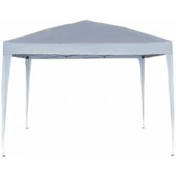 HABITAT ET JARDIN Tonnelle De Jardin Pliante "Svetlana 3" - 9 M² - 3 X 3 M - Blanc - Blanc. -Tente de réception Soldes 17779558 3