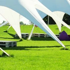 Relaxdays Piquets De Fixation Sol XL, Lot De 4, Acier Galvanisé, Sardines Tente, Bâche, Tonnelle, 30,5 Cm De Haut, Doré -Tente de réception Soldes 17853898 4