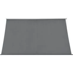 Brise-soleil Malage Rétractable Structure En Acier 400 X 120 Cm Gris [pro.tec] -Tente de réception Soldes 17900747 4