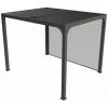 Habrita Pergola Bioclimatique En Aluminium + Rideau Manuel - 7,20 M2 - Toit En Lames Mobiles - Gris Anthracite 2 Habrita Pergola Bioclimatique En Aluminium + Rideau Manuel - 7,20 M2 - Toit En Lames Mobiles - Gris Anthracite -Tente de réception Soldes 17909058 1
