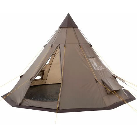 CampFeuer Tente Tipi Pour 4 Personnes "Spirit" | Tente Tipi D'extérieur | Marron 3 CampFeuer Tente Tipi Pour 4 Personnes "Spirit" | Tente Tipi D'extérieur | Marron