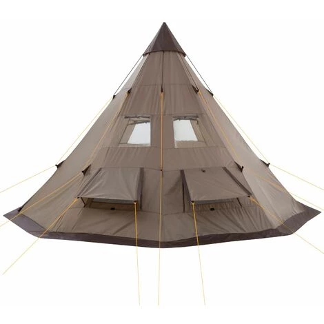 CampFeuer Tente Tipi Pour 4 Personnes "Spirit" | Tente Tipi D'extérieur | Marron 6 CampFeuer Tente Tipi Pour 4 Personnes "Spirit" | Tente Tipi D'extérieur | Marron - Image 4