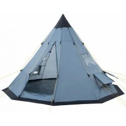 CampFeuer Tente Tipi Pour 4 Personnes "Spirit" | Tente Tipi D'extérieur | Gris