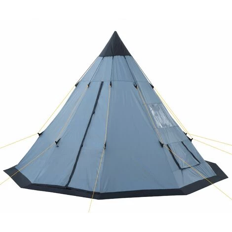 CampFeuer Tente Tipi Pour 4 Personnes "Spirit" | Tente Tipi D'extérieur | Gris 4 CampFeuer Tente Tipi Pour 4 Personnes "Spirit" | Tente Tipi D'extérieur | Gris – Image 2
