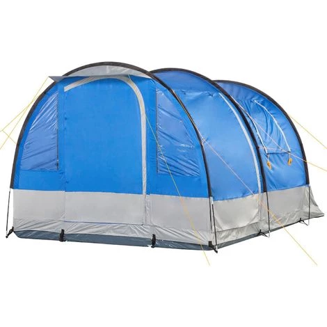 CampFeuer Tente De Camping | 4 Personnes | Bleu - Gris | Tente Tunnel | 2000 Mm 4 CampFeuer Tente De Camping | 4 Personnes | Bleu - Gris | Tente Tunnel | 2000 Mm – Image 2