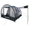 CampFeuer Tente De Camping | 4 Personnes | Noir / Gris | Tente Tunnel | 2000 Mm