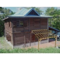 JARDINATOIRE Toit De Terrasse |4x3| - Pente 30% - Bois Massif - Durable |Sans La Visserie Et Sans Les Pieds De Poteaux -Tente de réception Soldes 18177250 3