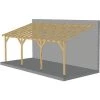 JARDINATOIRE Toit De Terrasse |7x3| - Tuilable Pente 30% - Bois Massif - Robuste |Sans La Visserie Et Sans Les Pieds De Poteaux -Tente de réception Soldes 18177301 1