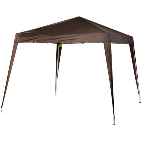 Outsunny Tonnelle Barnum De Jardin Pop-up Pliant 3L X 3l X 2,4H M Acier Polyester Imperméabilisé Anti UV Avec Sac De Transport Chocolat 3 Outsunny Tonnelle Barnum De Jardin Pop-up Pliant 3L X 3l X 2,4H M Acier Polyester Imperméabilisé Anti UV Avec Sac De Transport Chocolat