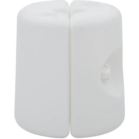 VidaXL Poids De Tonnelle 4 Pcs PE Blanc - Blanc 6 VidaXL Poids De Tonnelle 4 Pcs PE Blanc - Blanc – Image 4