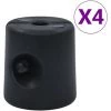 VidaXL Poids De Tonnelle 4 Pcs PE Noir - Noir 1 VidaXL Poids De Tonnelle 4 Pcs PE Noir - Noir -Tente de réception Soldes 18426120 1