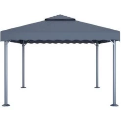 VidaXL Tonnelle 400x300 Cm Anthracite Aluminium - Anthracite 9 VidaXL Tonnelle 400x300 Cm Anthracite Aluminium - Anthracite -Tente de réception Soldes 18426144 3