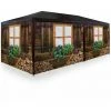 DEUBA Chapiteau De Fête Tente Réception Jardin Motif Chalet Oktoberfest 6x3m