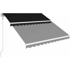 Auvent Rétractable Automatique 350x250 Cm Anthracite VidaXL -Tente de réception Soldes 18793613 3