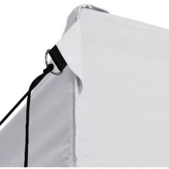 VidaXL Tente Pliable De Réception Avec 3 Parois 3 X 4,5 M Blanc - Blanc 9 VidaXL Tente Pliable De Réception Avec 3 Parois 3 X 4,5 M Blanc - Blanc -Tente de réception Soldes 18801310 3
