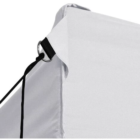 VidaXL Tente Pliable De Réception Avec 3 Parois 3 X 4,5 M Blanc - Blanc 5 VidaXL Tente Pliable De Réception Avec 3 Parois 3 X 4,5 M Blanc - Blanc – Image 3