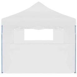 VidaXL Tente De Réception Escamotable Pliable Avec 5 Parois 3x9m Blanc - Blanc -Tente de réception Soldes 18801319 3