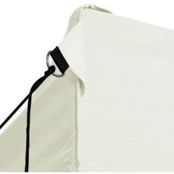 Tente De Réception Pliable Avec 4 Parois 3x4 M Acier Crème VidaXL - Crème -Tente de réception Soldes 18801406 5