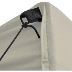 VidaXL Belvédère Pliable Crème 5x5 M 4 Parois - Crème -Tente de réception Soldes 18801458 5
