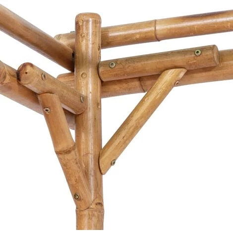 VidaXL Pergola Bambou 170x170x220 Cm - Brun 5 VidaXL Pergola Bambou 170x170x220 Cm - Brun - Image 3