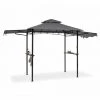 Blumfeldt Steakhouse Wings Pavillon 244x260x152cm 160 G/m² Polyester Acier Gris -Tente de réception Soldes 19171063 1