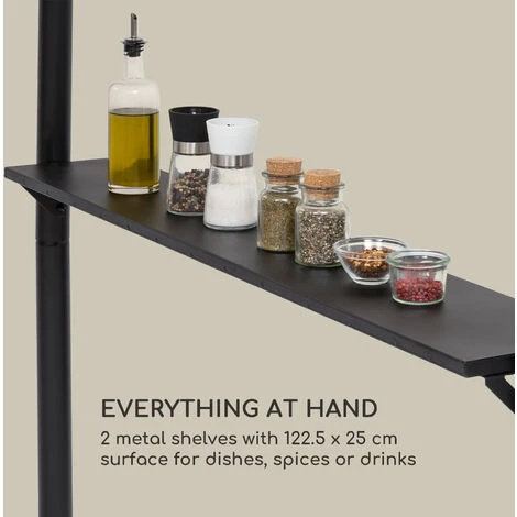 Blumfeldt Steakhouse Wings Pavillon 244x260x152cm 160 G/m² Polyester Acier Gris 7 Blumfeldt Steakhouse Wings Pavillon 244x260x152cm 160 G/m² Polyester Acier Gris – Image 5