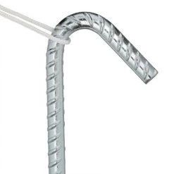 Relaxdays Lot De 10 Sardines De Sol, Long, Stable, Ancres De Sol Pour Tentes XL, Pavillons, Acier, Zingué, 45 Cm, Argent -Tente de réception Soldes 19190935 2