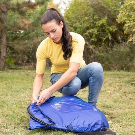 Relaxdays Tente De Douche Camping, Pop Up, HxLxP: 190 X 120 X 120 Cm, Cabine D’essayage, étanche, Compacte, UV 50+, Bleu 7 Relaxdays Tente De Douche Camping, Pop Up, HxLxP: 190 X 120 X 120 Cm, Cabine D’essayage, étanche, Compacte, UV 50+, Bleu – Image 5