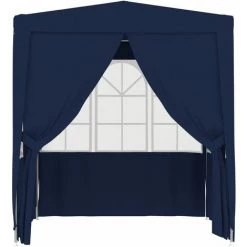 VidaXL Tente De Réception Avec Parois Latérales 2,5x2,5 M Bleu 90 G/m² - Bleu -Tente de réception Soldes 19287726 2