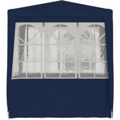 VidaXL Tente De Réception Avec Parois Latérales 2,5x2,5 M Bleu 90 G/m² - Bleu -Tente de réception Soldes 19287726 3