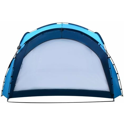 VidaXL Tente De Réception Avec LED Et 4 Parois 3,6x3,6x2,3 M Bleu - Bleu 7 VidaXL Tente De Réception Avec LED Et 4 Parois 3,6x3,6x2,3 M Bleu - Bleu – Image 5