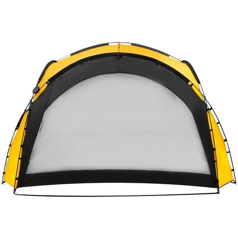 VidaXL Tente De Réception Avec LED Et 4 Parois 3,6x3,6x2,3 M Jaune - Jaune 7 VidaXL Tente De Réception Avec LED Et 4 Parois 3,6x3,6x2,3 M Jaune - Jaune - Image 5