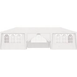 VidaXL Tente De Réception Avec Parois Latérales 4x9 M Blanc 90 G/m² - Blanc -Tente de réception Soldes 19404740 3