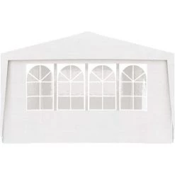 VidaXL Tente De Réception Avec Parois Latérales 4x9 M Blanc 90 G/m² - Blanc -Tente de réception Soldes 19404740 4