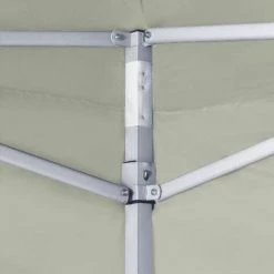 YOUTHUP Tente De Réception Pliable Avec 2 Parois 2x2 M Acier Crème 9 YOUTHUP Tente De Réception Pliable Avec 2 Parois 2x2 M Acier Crème -Tente de réception Soldes 19551279 3