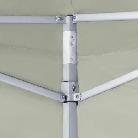 YOUTHUP Tente De Réception Pliable Avec 2 Parois 2x2 M Acier Crème 5 YOUTHUP Tente De Réception Pliable Avec 2 Parois 2x2 M Acier Crème - Image 3