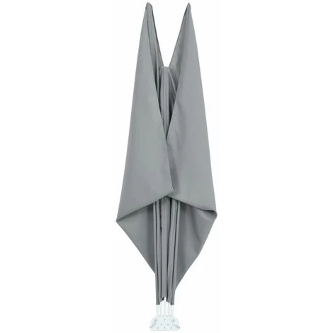 ASUPERMALL Auvent Lateral Pliable De Terrasse Gris 400 X 200 Cm 7 ASUPERMALL Auvent Lateral Pliable De Terrasse Gris 400 X 200 Cm – Image 5