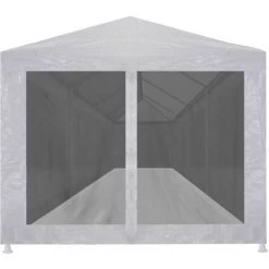ASUPERMALL Tente De Reception Avec 10 Parois En Maille 12 X 3 M -Tente de réception Soldes 19682192 4