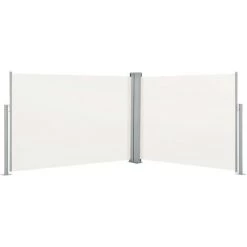 ASUPERMALL Auvent Lateral Retractable Creme 120 X 1000 Cm