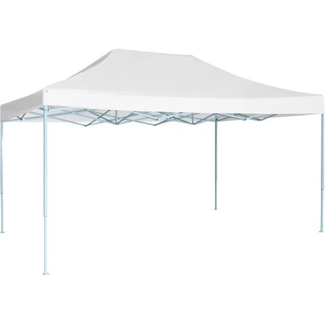 ASUPERMALL Tente De Reception Pliable Professionnelle 3x4 M Acier Blanc 5 ASUPERMALL Tente De Reception Pliable Professionnelle 3x4 M Acier Blanc – Image 3