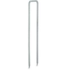 Relaxdays Lot De 8 Ancres De Terre, Sardines De Sol Pour Toiles, Tentes, Forme En U, Solide, Acier Zingué, 41 X 8 X 1 Cm -Tente de réception Soldes 19708866 2