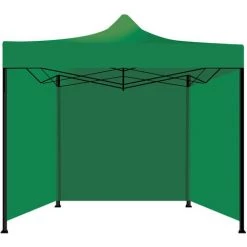 FRANKYSTAR Taman Tente De Jardin / Gazebo 3X3 Marquise Pliante Imperméable Pour Les Foires Et Marchés Couleur Verte 10 FRANKYSTAR Taman Tente De Jardin / Gazebo 3X3 Marquise Pliante Imperméable Pour Les Foires Et Marchés Couleur Verte -Tente de réception Soldes 19919460 4